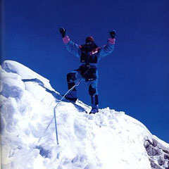 Manaslu Book - Los 14 Ochomiles de Juanito Oiarzabal - Juanito Oiarzabal on Manaslu Summit